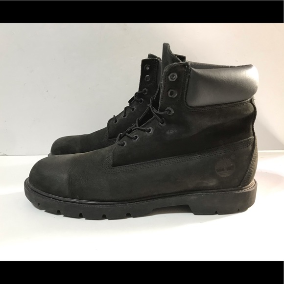 Timberland Other - Timberland Original Waterproof  6” Boots Black Suede Nubuck Men’s size 11.5